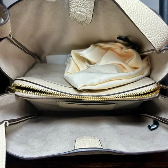 15. NWT kate spade new york Medium Knott Leather Crossbody Tote - Picture 12 of 13